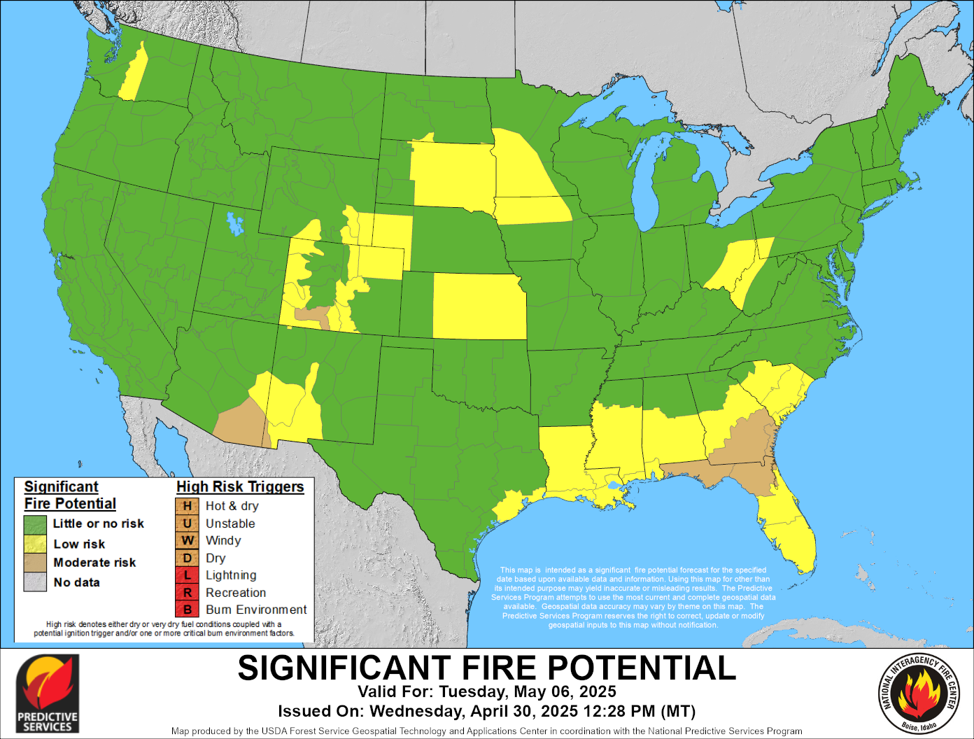 Significant Fire Potential