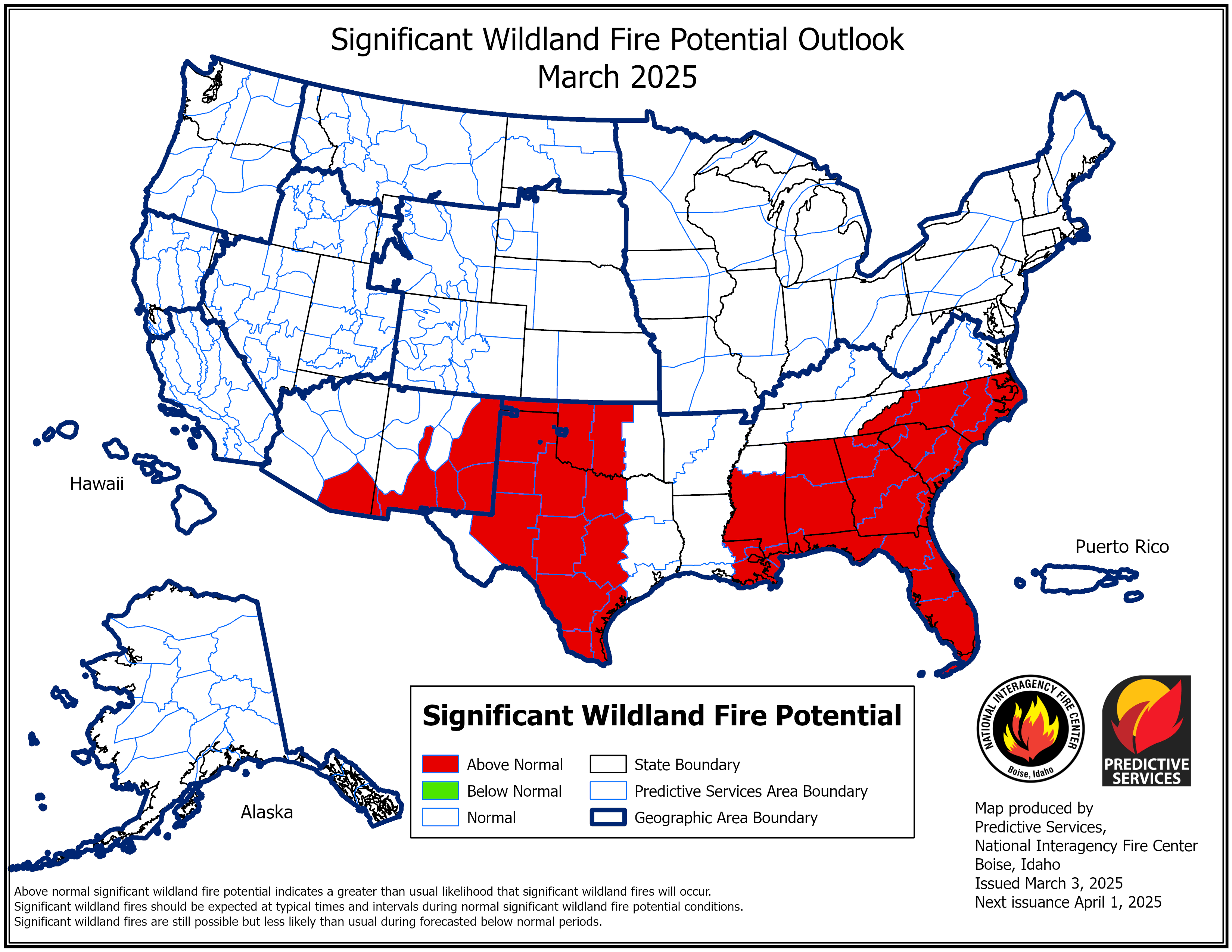 MN Fire Danger map