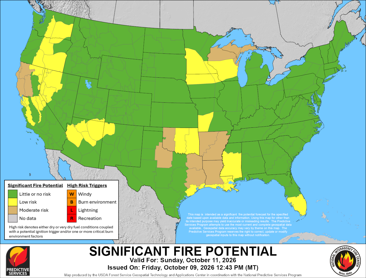Significant Fire Potential - Day 3