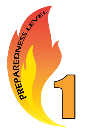 Preparedness Level 1 Icon