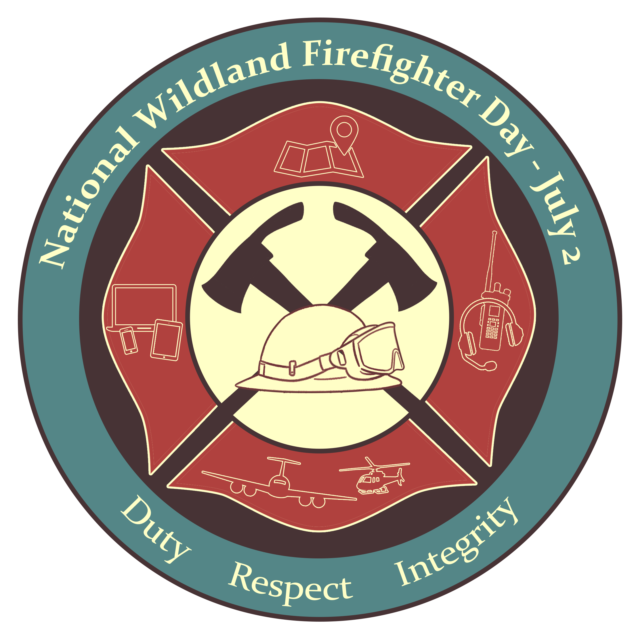 National Wildland Firefighter Day Official Logo