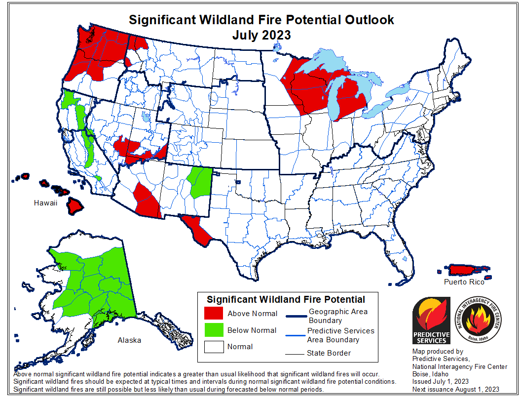 Wildland Fire Potential Outlook