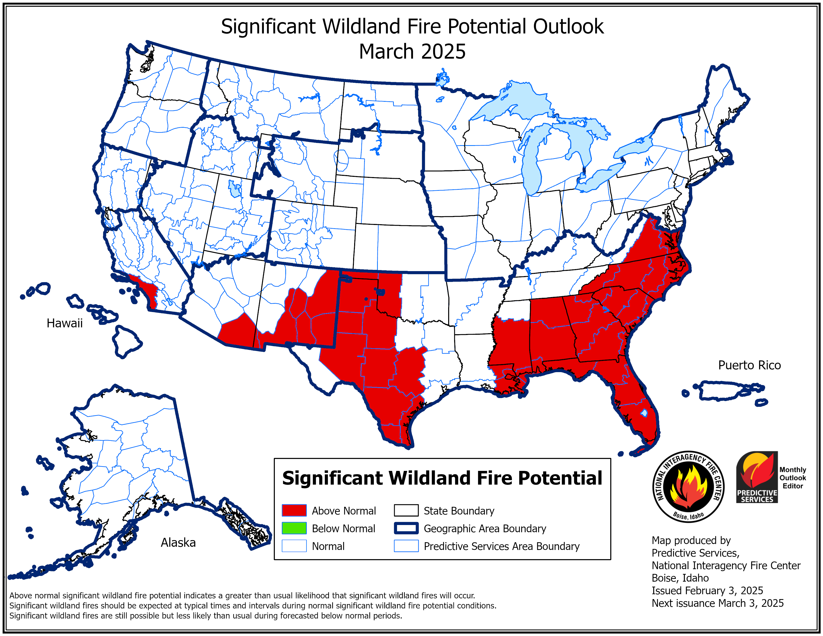March 2025 Outlook (Issued February 2025)