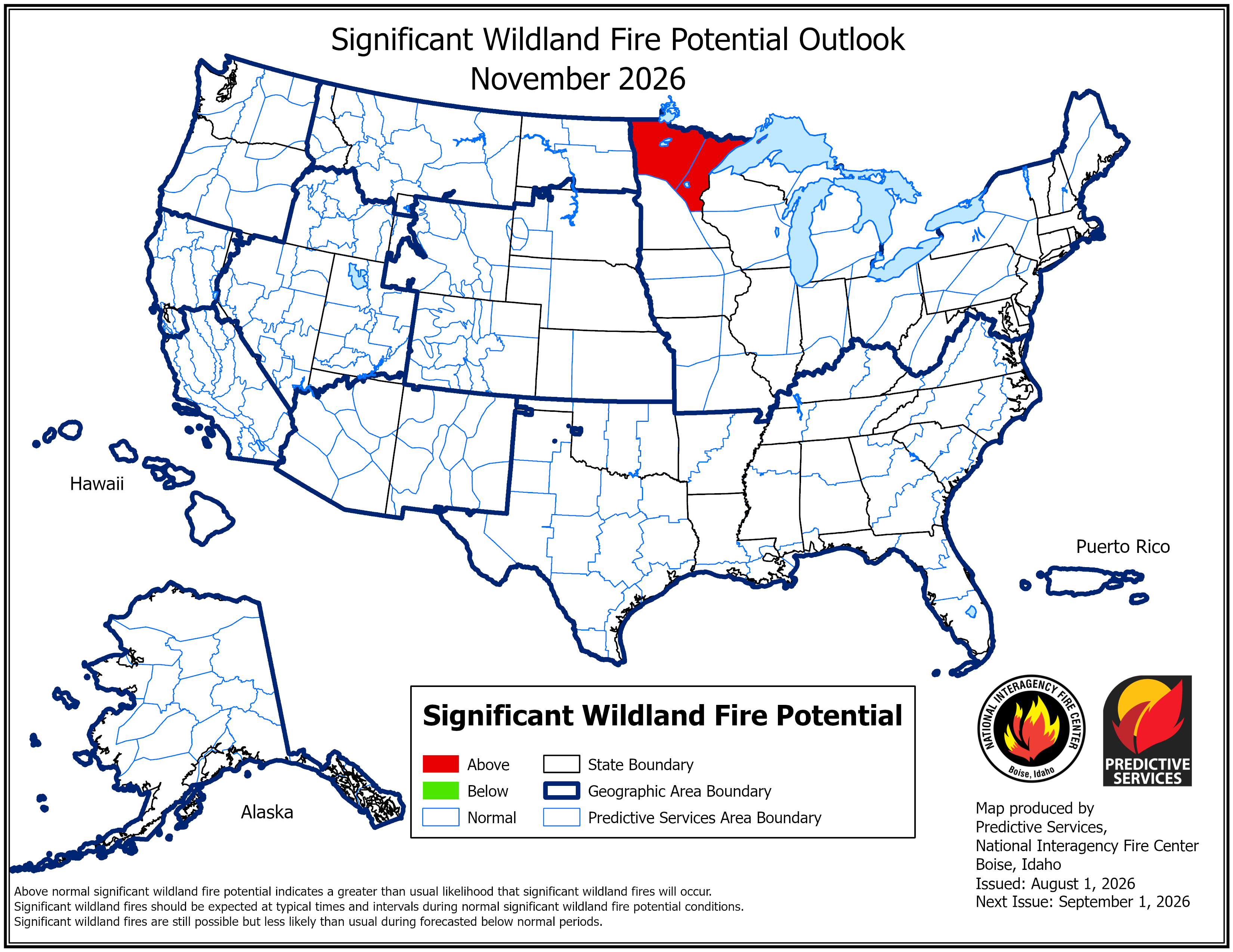 November 2026 Outlook (Issued August 2026)