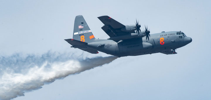 MAFFS aircraft MAFFS training session in 2023