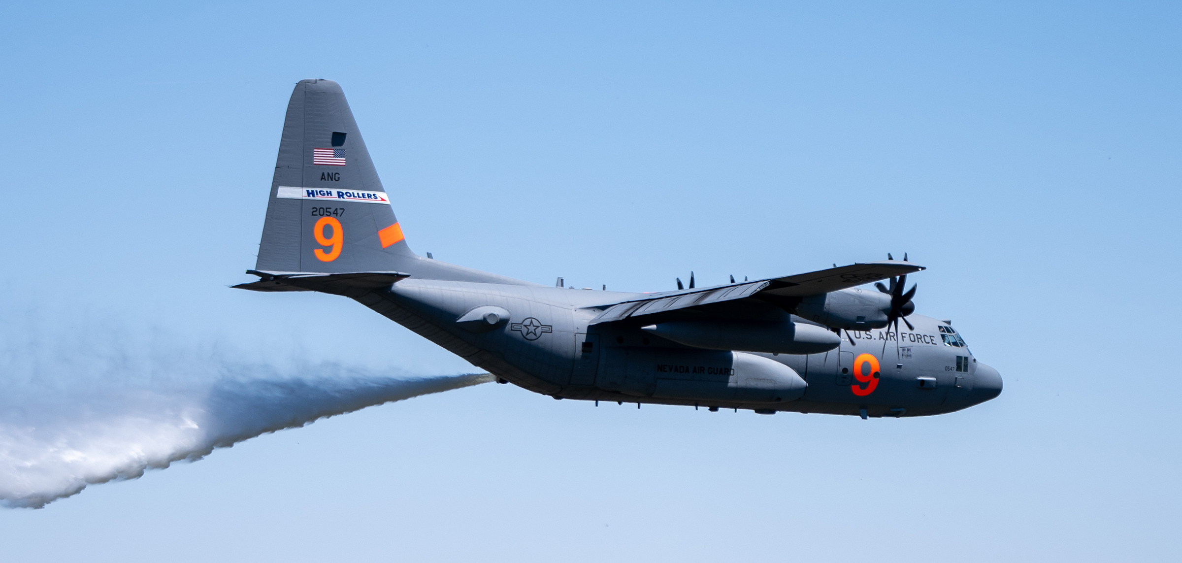 MAFFS training photo by SMS Paula Macomber, 152nd Airlift Wing, Nevada ANG.