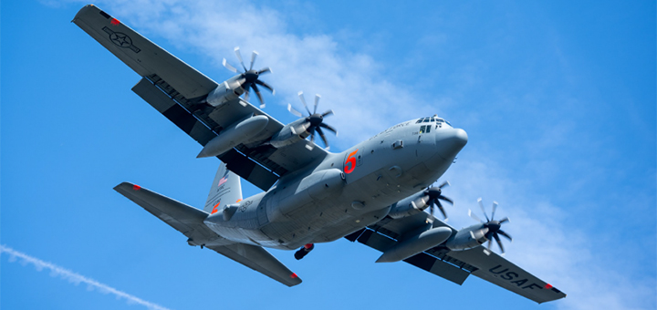 MAFFS aircraft supporting wildland fire suppression efforts.